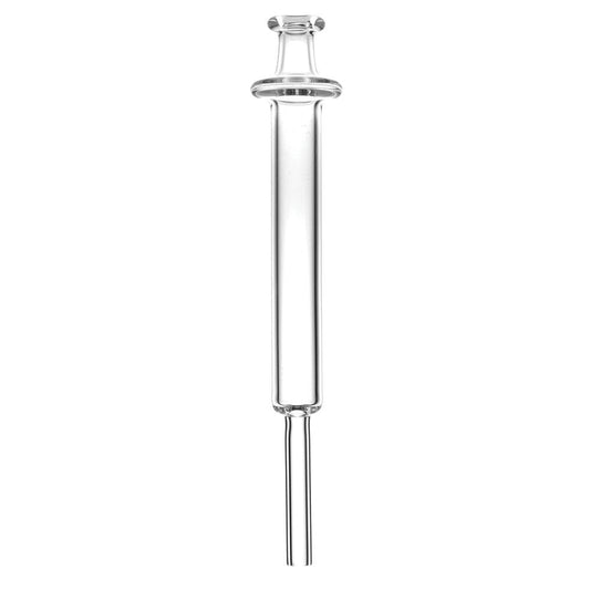 Quartz Minimalist Syringe Dab Straw - Smoke N’ Poke