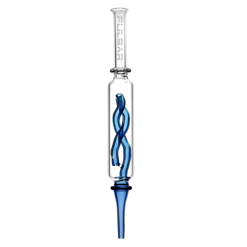 Pulsar Glass Inner Twist Perc Dab Straw - Smoke N’ Poke