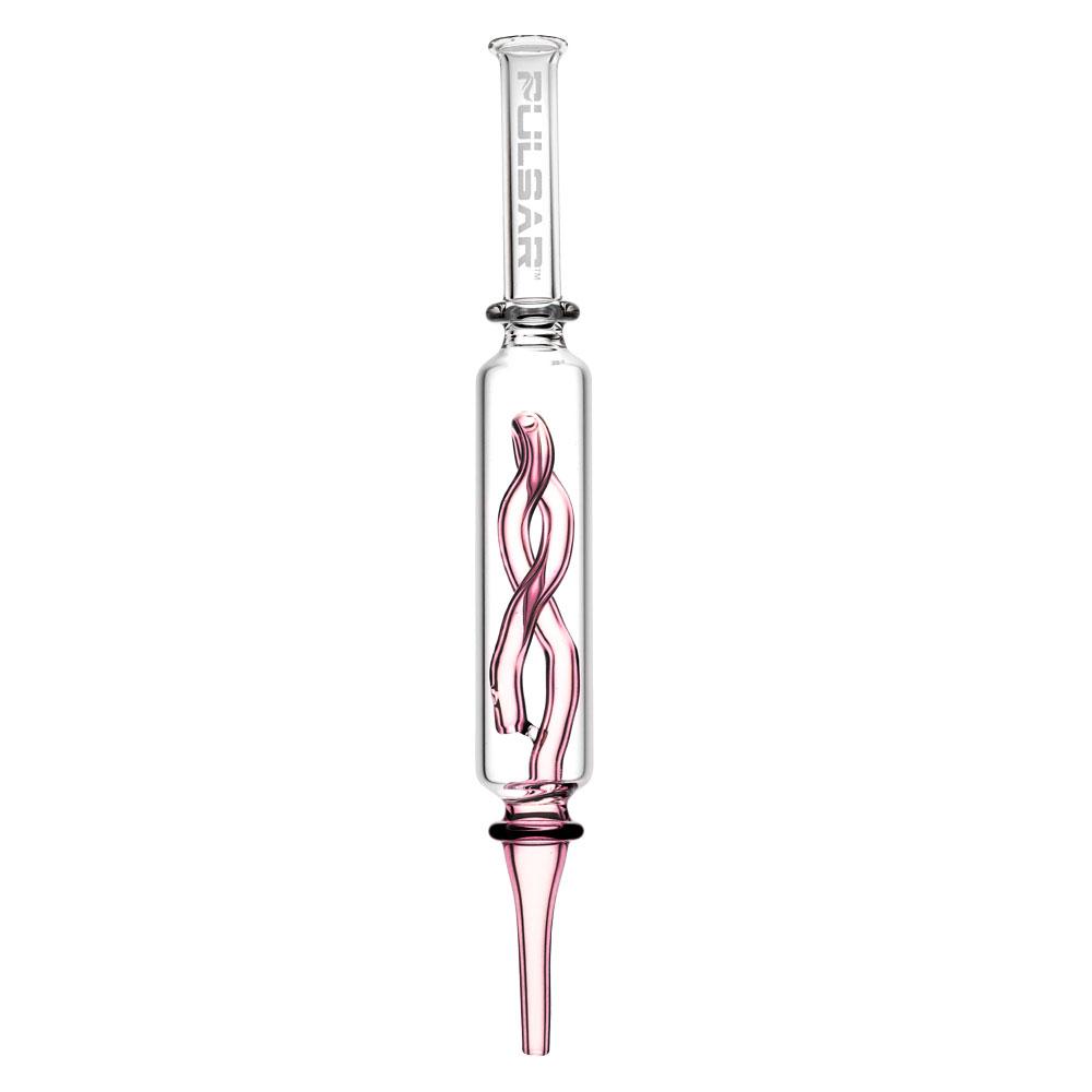 Pulsar Glass Inner Twist Perc Dab Straw - Smoke N’ Poke