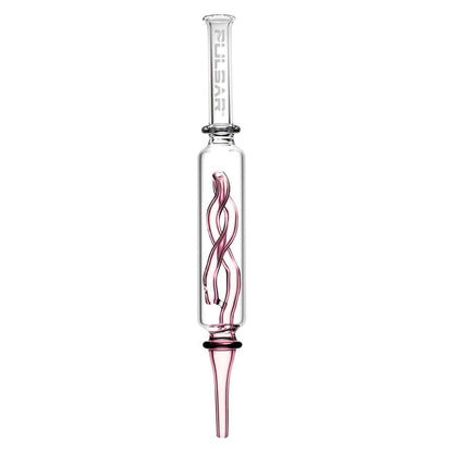 Pulsar Glass Inner Twist Perc Dab Straw - Smoke N’ Poke