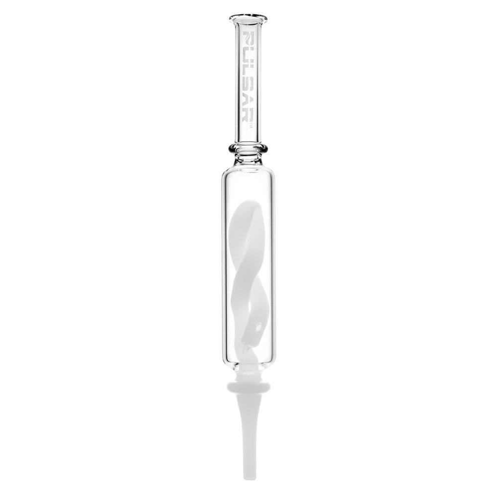 Pulsar Glass Inner Twist Perc Dab Straw - Smoke N’ Poke