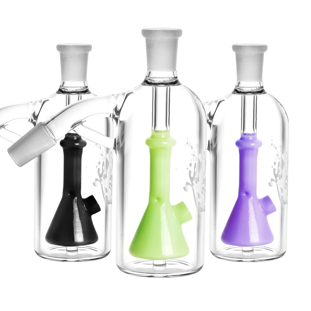 Pulsar Beaker Perc 45D Ash Catcher - 5.5"/Colors Vary - Smoke N’ Poke