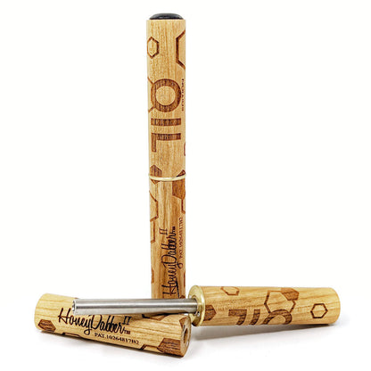 Honey Dabber II Cherry Wood Dab Straw - Smoke N’ Poke