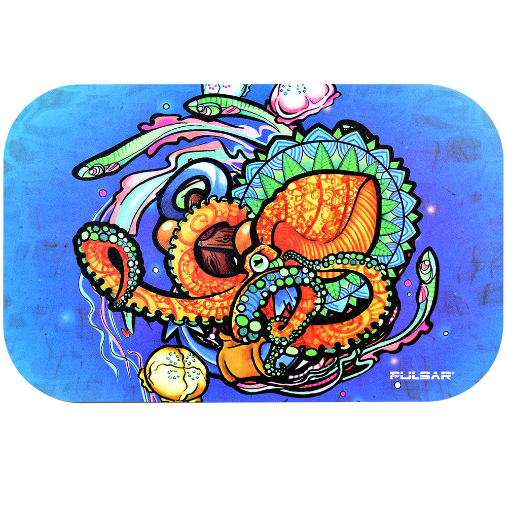 Pulsar Magnetic Tray Lid | Psychedelic Octopus - Smoke N’ Poke