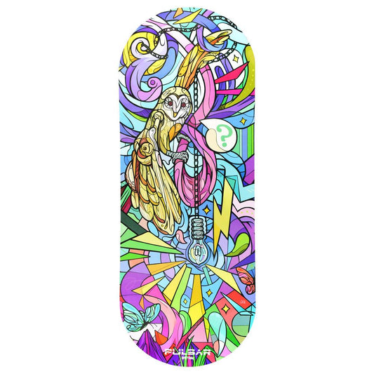 Pulsar SK8Tray Magnetic Tray Lid | Courtney Hannen Mechanical Owl - Smoke N’ Poke