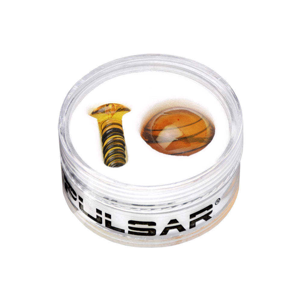 Pulsar Terp Slurper Screw & Marble Set - Smoke N’ Poke