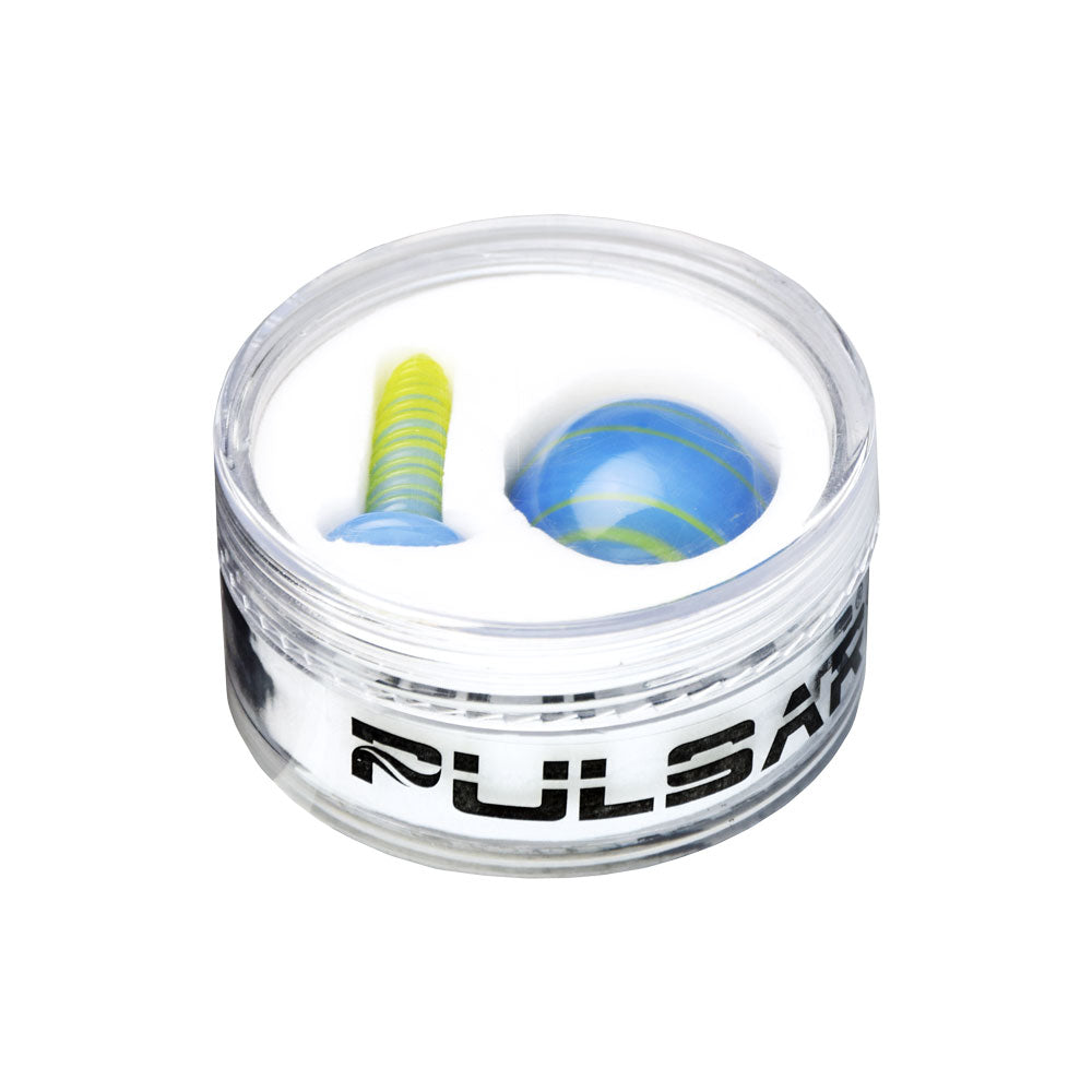 Pulsar Terp Slurper Screw & Marble Set - Smoke N’ Poke