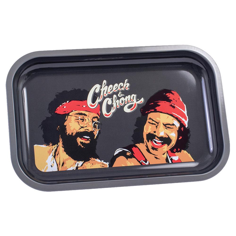 Cheech & Chong Metal Rolling Tray | Laughing Friends - Smoke N’ Poke