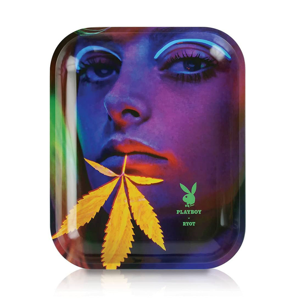 Playboy x RYOT Metal Rolling Tray - Smoke N’ Poke