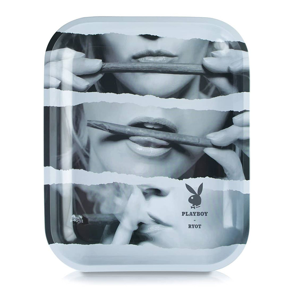 Playboy x RYOT Metal Rolling Tray - Smoke N’ Poke