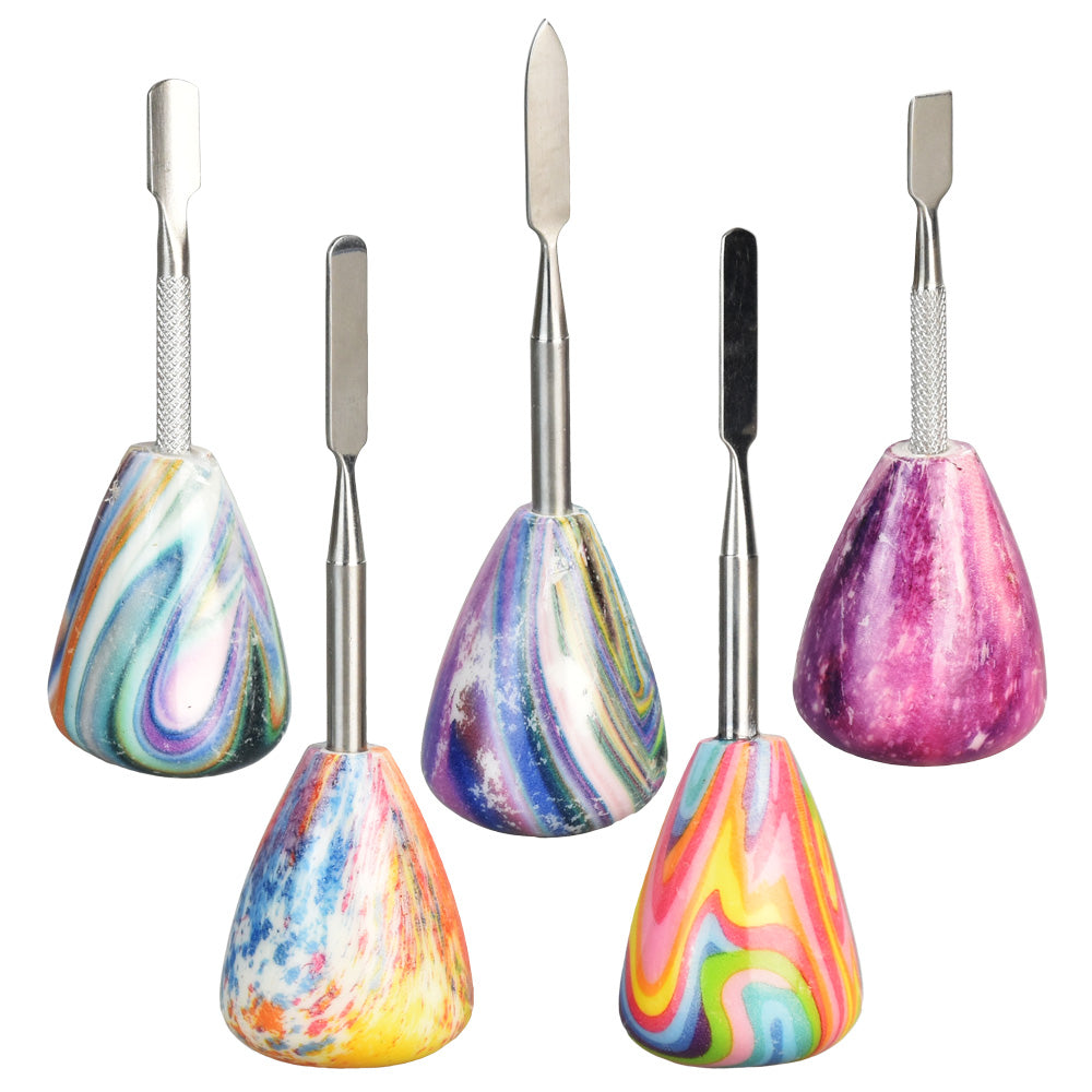 5PC - Herramienta Dab Trippy Bulbous - 3.75"/Colores Surtidos