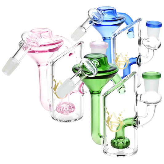 Pulsar Alchemist Recycler Ash Catcher | 14mm | 5" | Colors Vary - Smoke N’ Poke