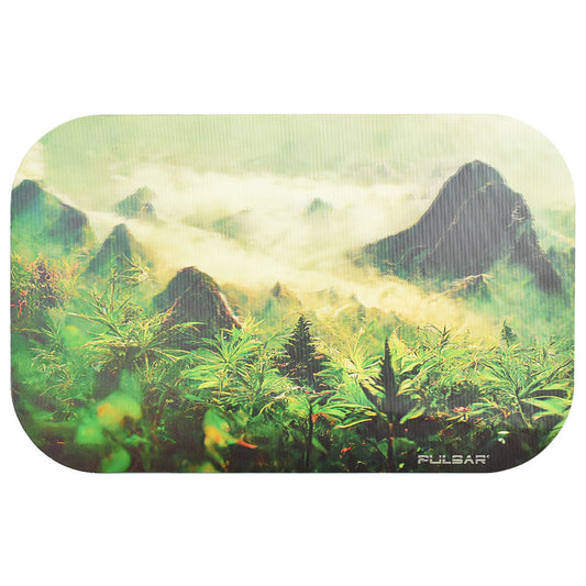 Pulsar Magnetic Rolling Tray Lid - 11"x7"/Sacred Valley 3D - Smoke N’ Poke