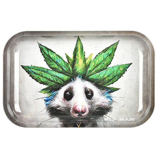 Pulsar Metal Rolling Tray - 11"x7"/Opotsum - Smoke N’ Poke