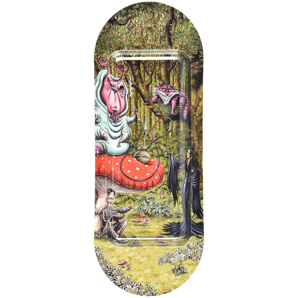 Pulsar SK8Tray Rolling Tray - 7.25"x19.75" / Malice In Wonderland - Smoke N’ Poke