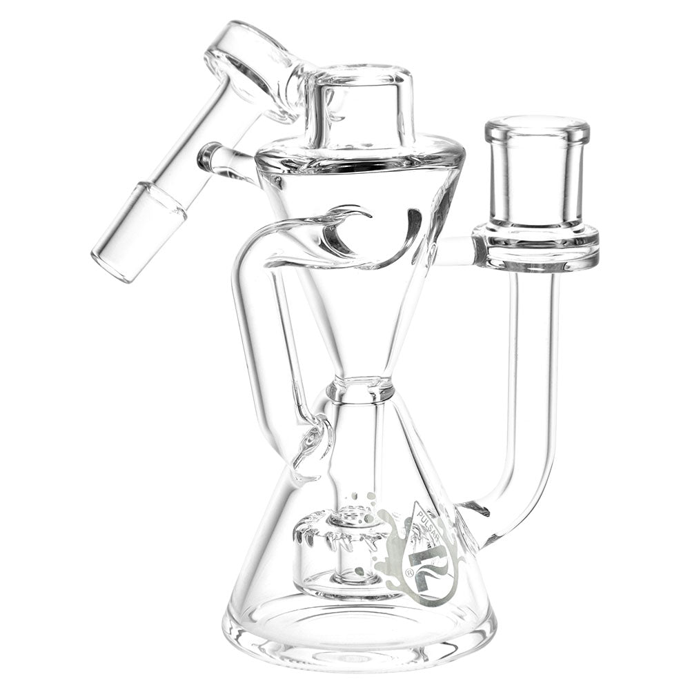 Pulsar Hourglass Recycler Ash Catcher | 5.25" | 14mm - Smoke N’ Poke