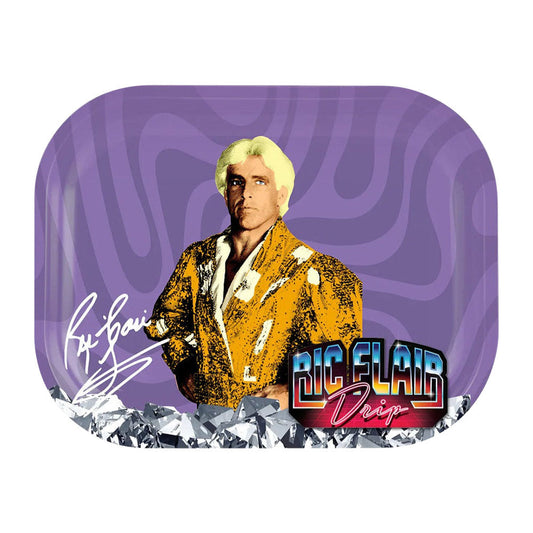 Ric Flair Drip Metal Rolling Tray | Stand Tall - Smoke N’ Poke