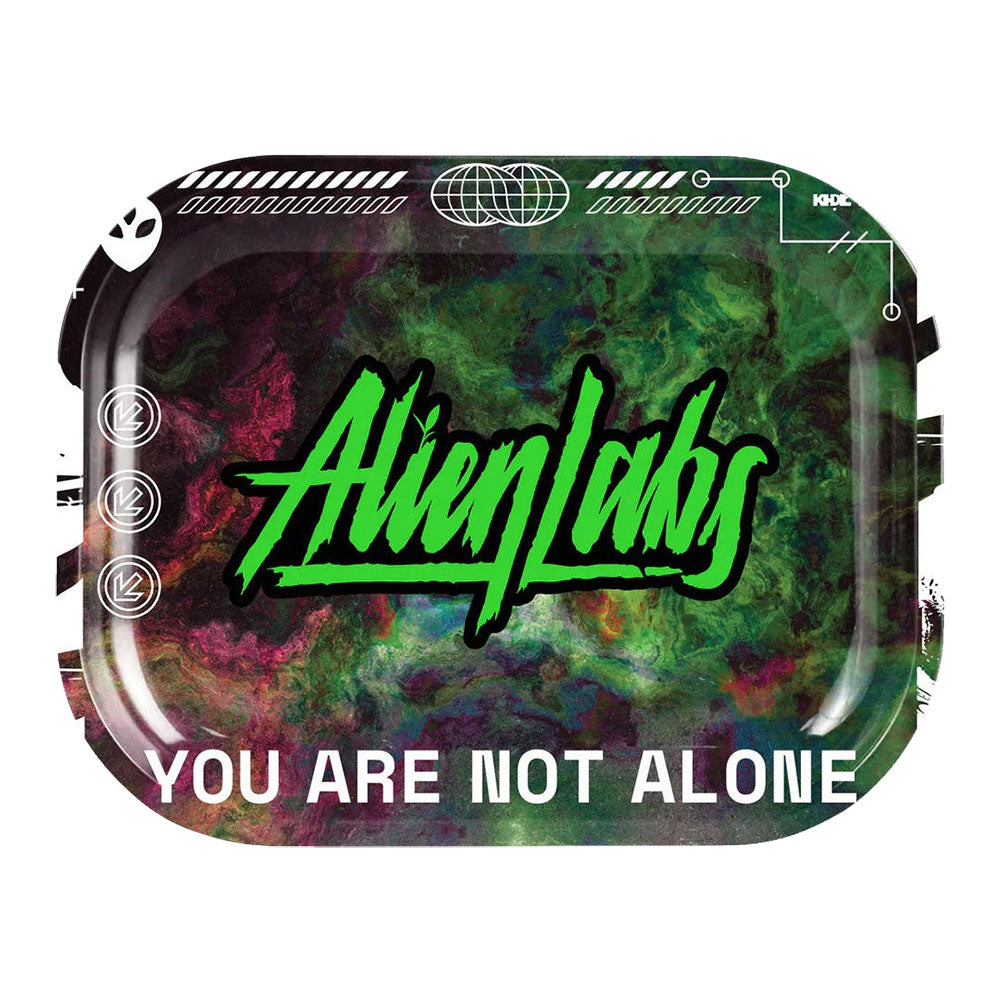 Alien Labs Metal Rolling Tray | You Are Not Alone - Smoke N’ Poke