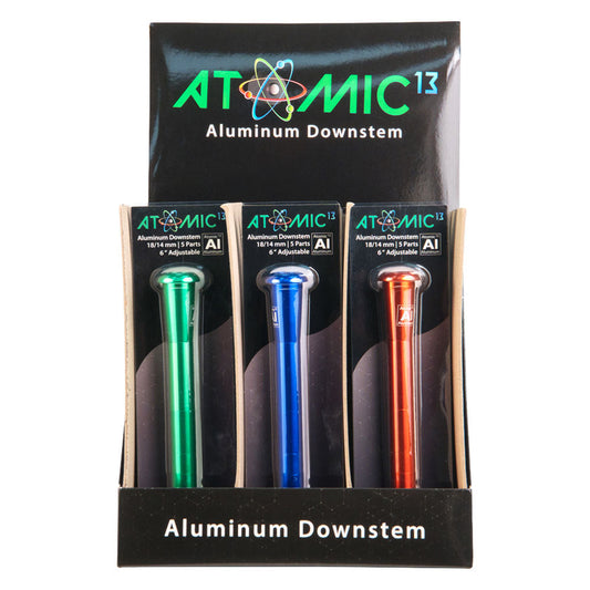 PANTALLA DE 12 PIEZAS - Vástago inferior de aluminio ajustable Atomic 13 - Colores surtidos