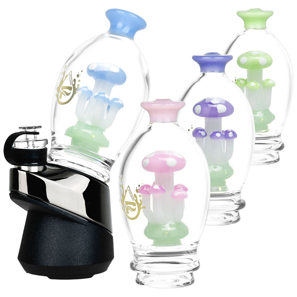 Pulsar Shroom Cluster Bubbler Attachment for Puffco Peak Pro-5.25"/Colors Vary - Smoke N’ Poke