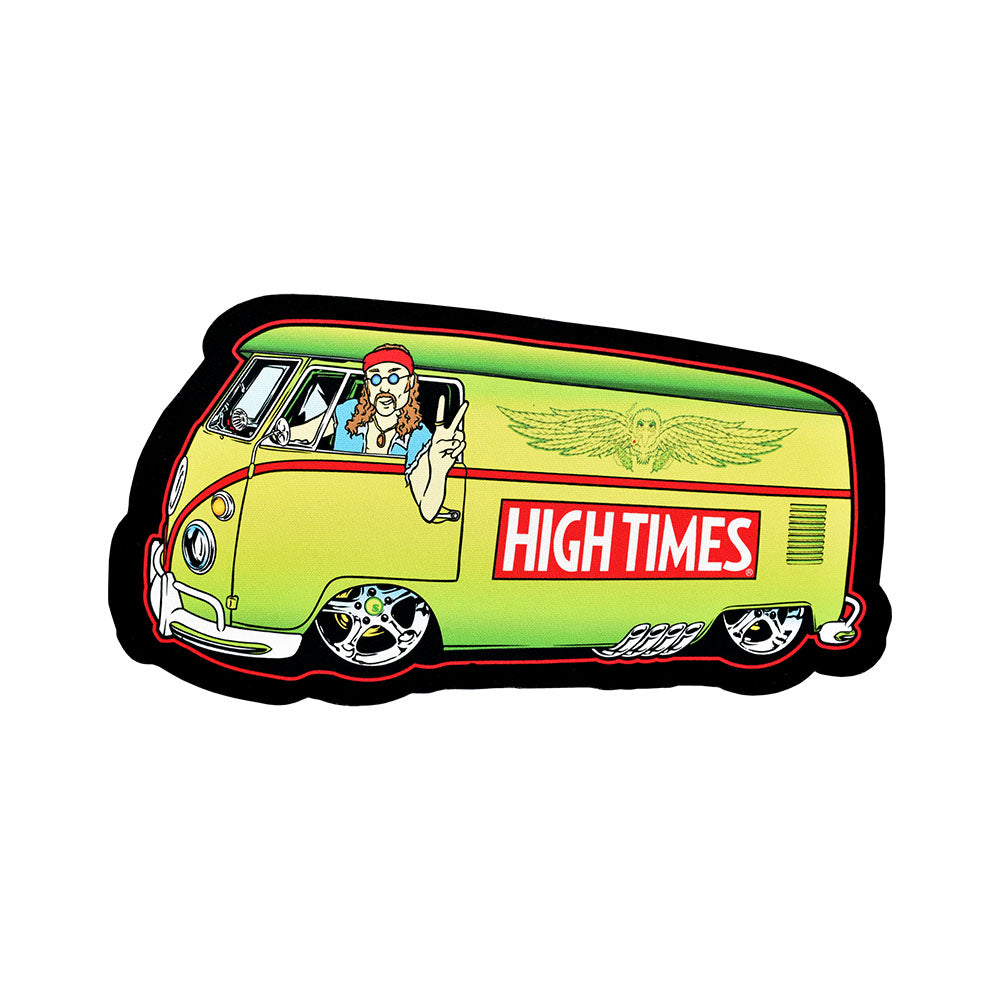 High Times x Pulsar Die Cut DabPadz Dab Mat - Van / 10" x 5" - Smoke N’ Poke