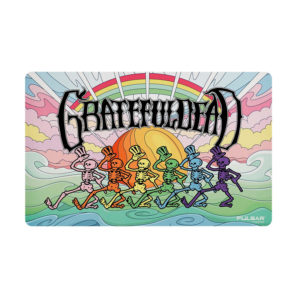 Grateful Dead x Pulsar DabPadz - Under The Rainbow / 16" x 10" - Smoke N’ Poke