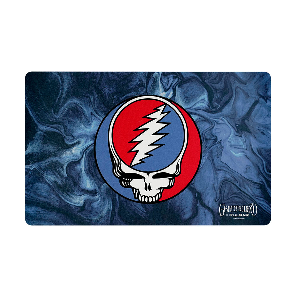 Grateful Dead x Pulsar DabPadz - Steal Your Face Swirls / 16" x 10" - Smoke N’ Poke