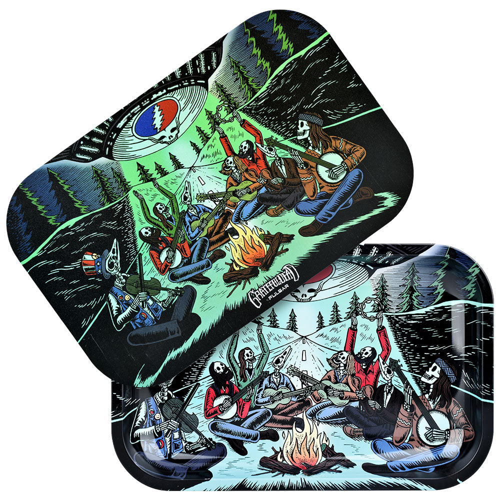 Grateful Dead x Pulsar Rolling Tray Kit | 11"x7" | Close Encounters - Smoke N’ Poke