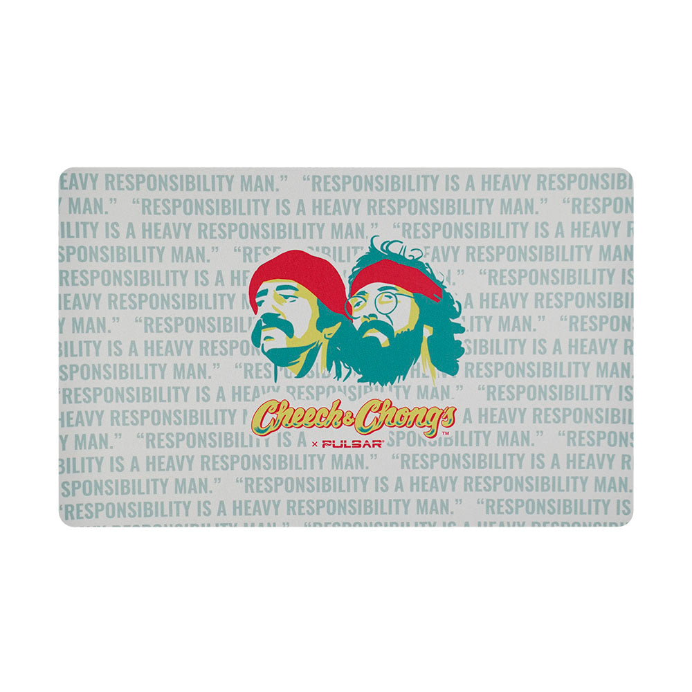 Cheech & Chong's x Pulsar DabPadz - Responsibility / 16" x 10" - Smoke N’ Poke