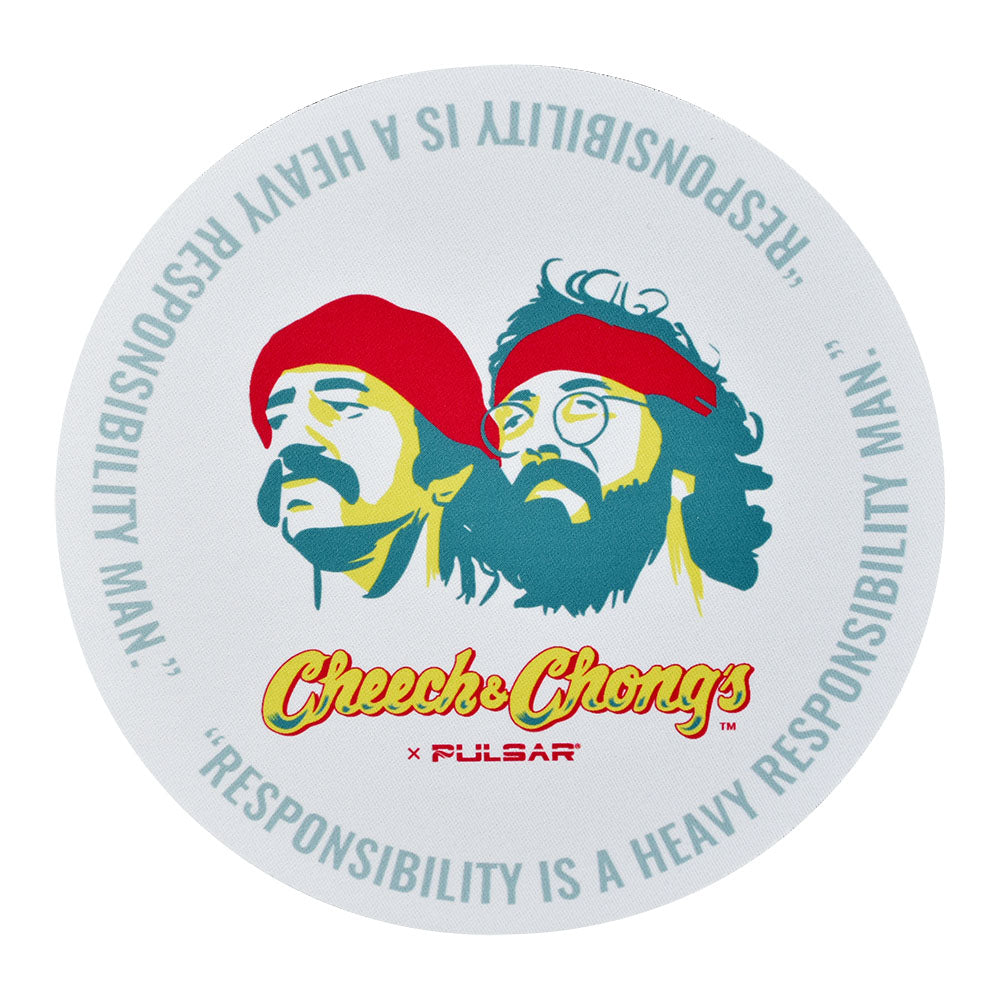 Cheech & Chong's x Pulsar DabPadz - Responsibility / 8" - Smoke N’ Poke