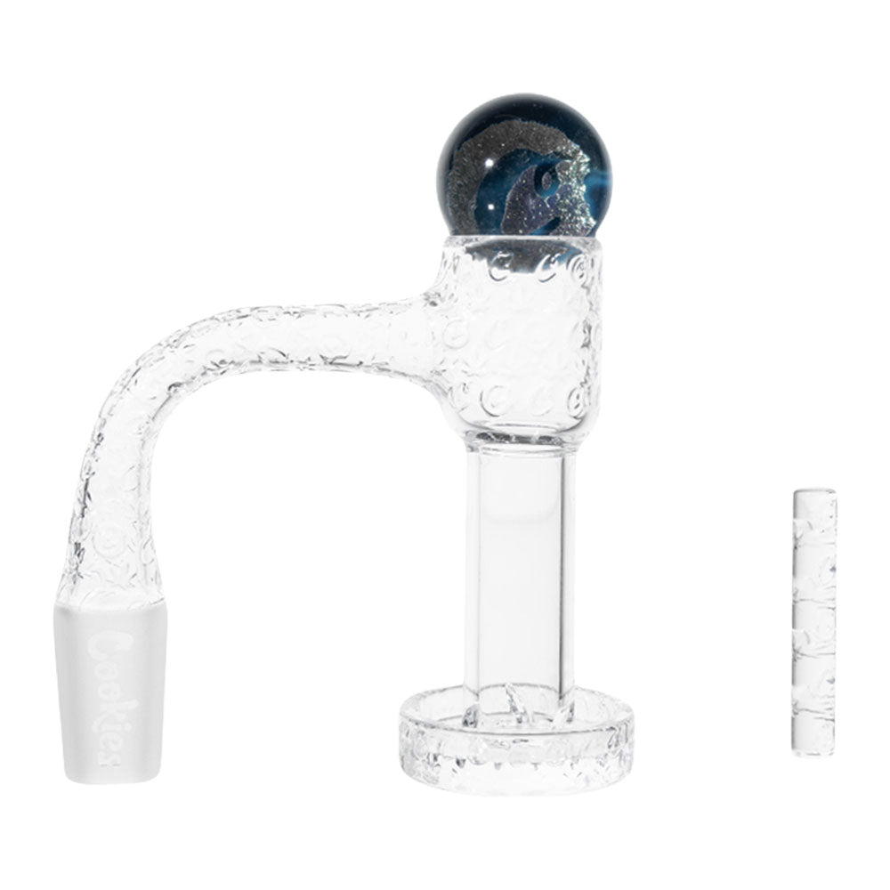 Cookies Etched Quartz Slurper Banger Kit - 14mm M - Smoke N’ Poke