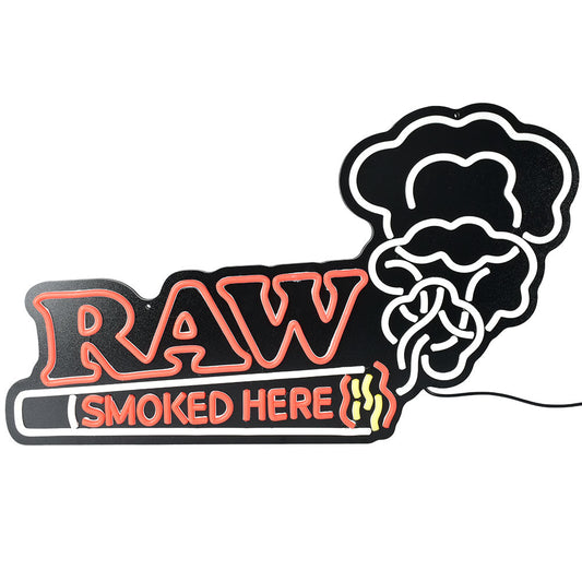 RAW Get Lit LED Sign - Smoke N’ Poke