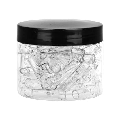 Clear Glass Tips | 75ct Jar