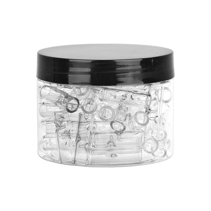 Clear Glass Tips | 75ct Jar