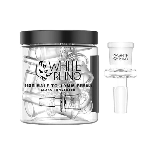 10CT JAR - White Rhino 14mm Male To 19mm Female Converter