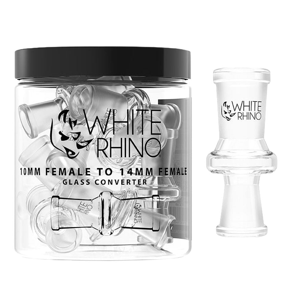 10CT JAR - White Rhino 10mm Female To 14mm Female Converter