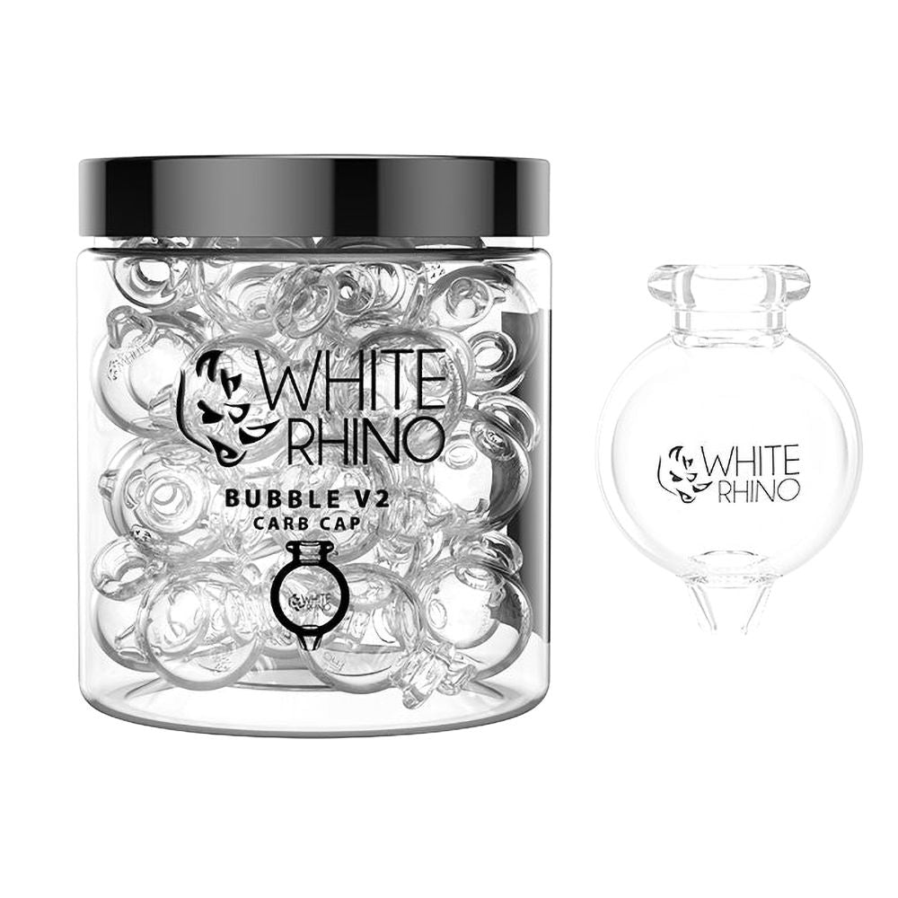 20CT JAR - White Rhino Bubble V2 Carb Cap