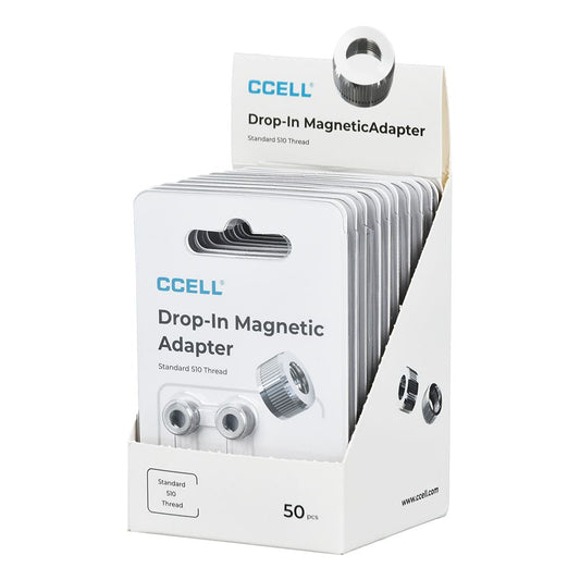 10PK DISPLAY - CCELL Drop In Magnetic Adapter - 5pc