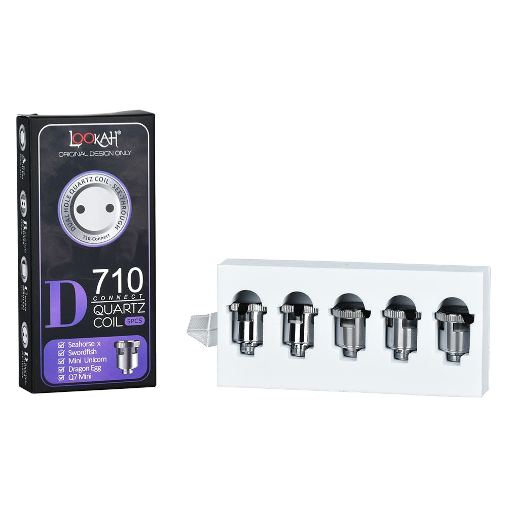 5CT PACK - Lookah 710 Connect Quartz Coil D