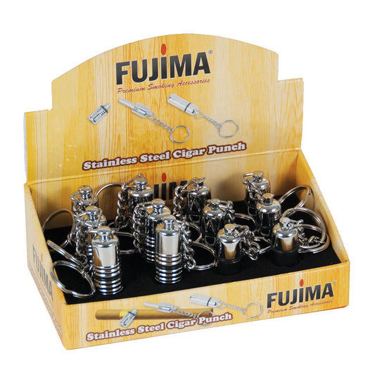 Fujima Stainless Steel Cigar Punch | 12pc Display - Smoke N’ Poke