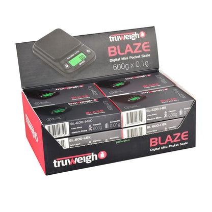 Minibáscula digital Truweigh BLAZE | Pantalla de 12 piezas