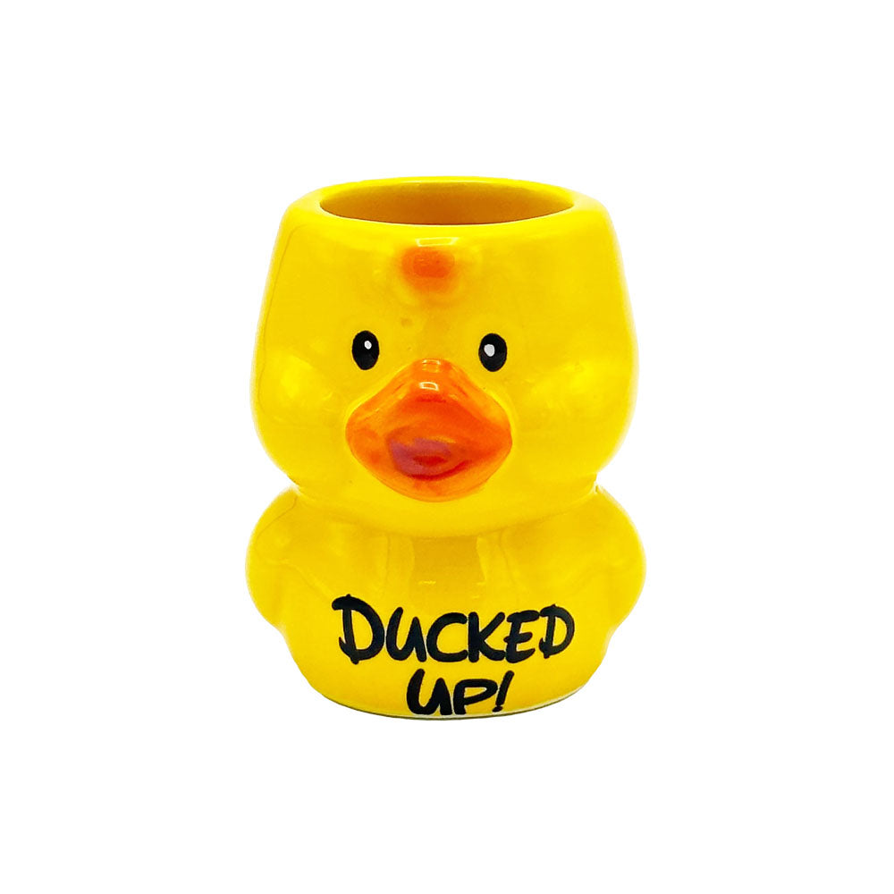 Ducked Up Ceramic Shot Glass - 2oz - Smoke N’ Poke