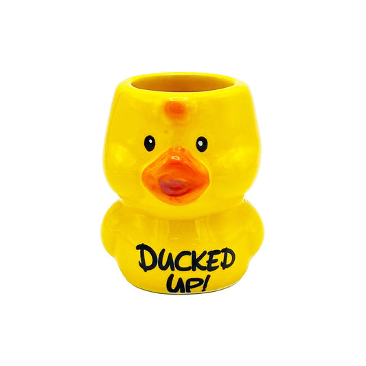 Ducked Up Ceramic Shot Glass - 2oz - Smoke N’ Poke