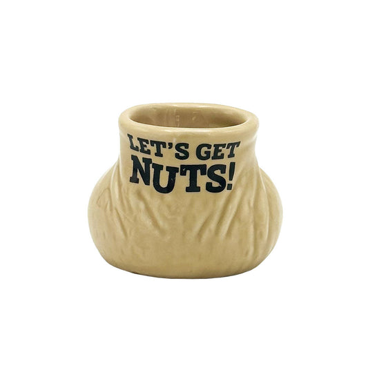 Lets Get Nuts Ceramic Shot Glass - 2oz - Smoke N’ Poke