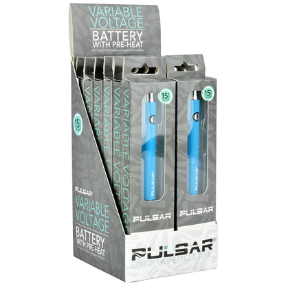 Batería de voltaje variable Pulsar con precalentamiento | 350 mAh | Pantalla de 12 quilates.