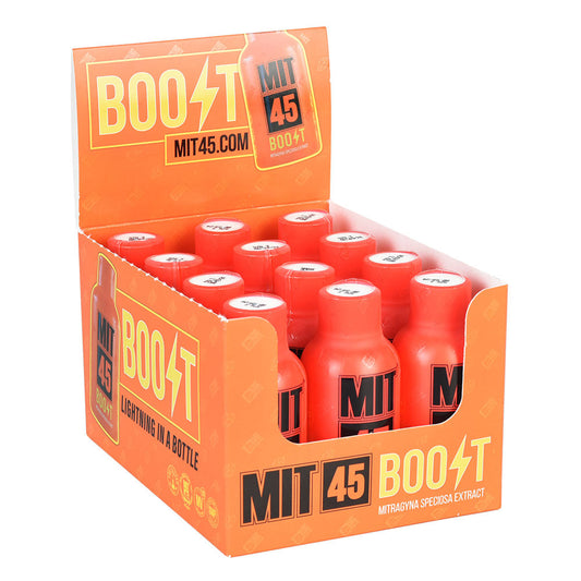 12PC DISP - MIT45 Boost Liquid Kratom Shot - 2oz