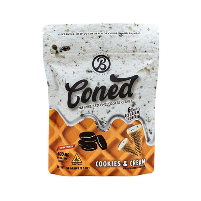 Baked Bags Coned Delta 8 Infused Treat | 600mg - Smoke N’ Poke