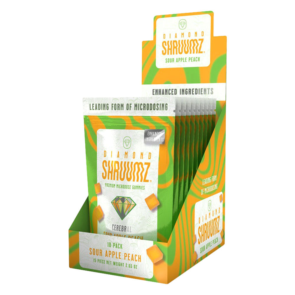 Diamond Shruumz Mushroom Gummies | 15pk | 10pc Display - Smoke N’ Poke