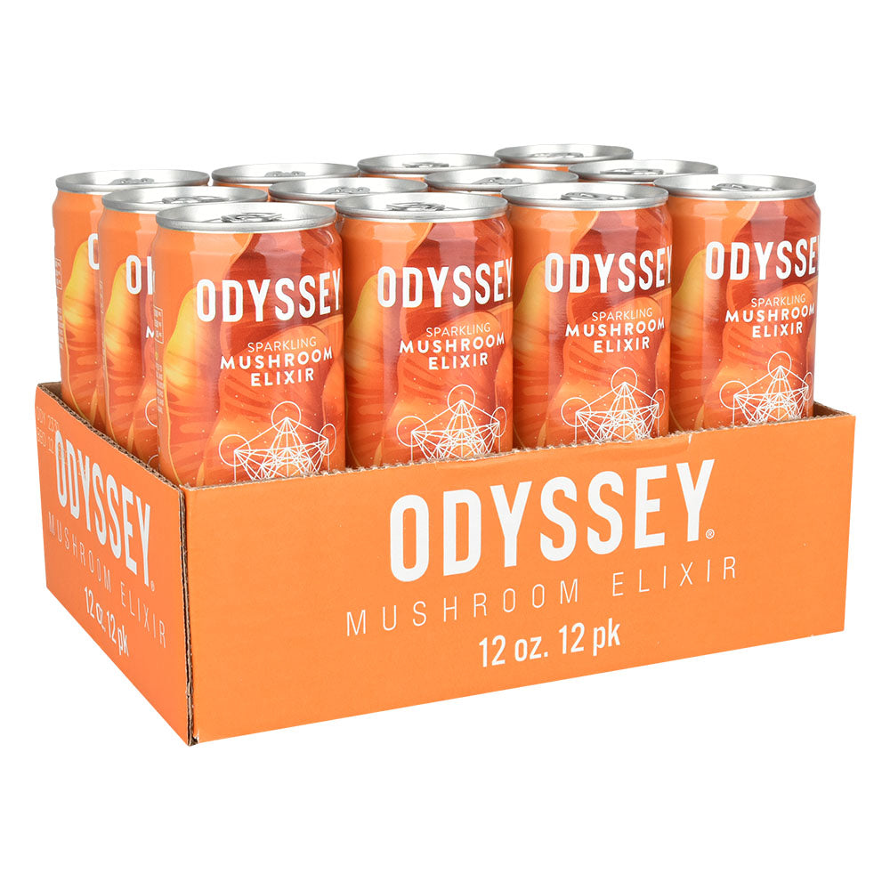 Odyssey Mushroom Sparkling Elixir | 12oz | 12pc Case - Smoke N’ Poke