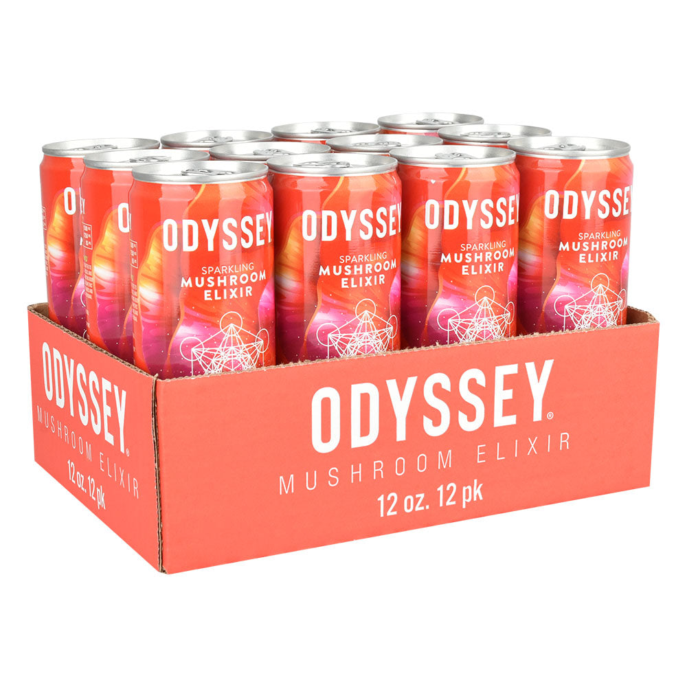 Odyssey Mushroom Sparkling Elixir | 12oz | 12pc Case - Smoke N’ Poke